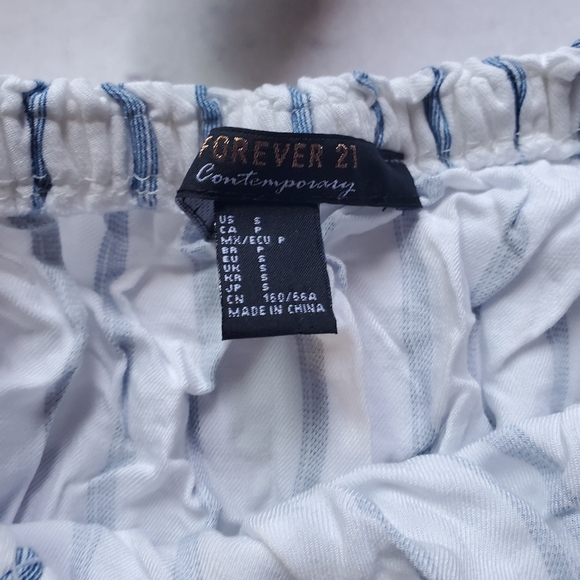 Striped Tube Jumpsuit - Picture 7 of 8